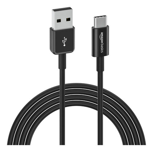 Cable De Transferencia Y Carga Usb-c A Usb-a 2.0, 1.8m Negro