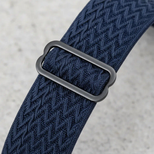 Correas Elásticas Para Samsung Galaxy Watch 7 6 5 4 Azul Marino 2 Cm