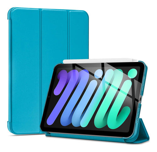 Funda Para iPad Mini 7 A17 Pro 2024/mini 6 2... Turquesa