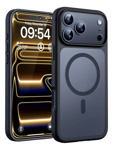 Funda Para iPhone 17 Pro, Compatible Con Magsafe Negro