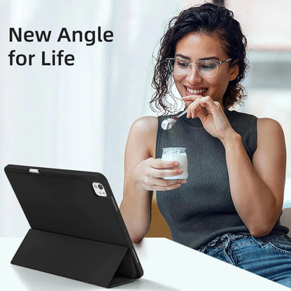 Funda Akkerds Para iPad Pro 13' Con Soporte Para Lápiz Negro