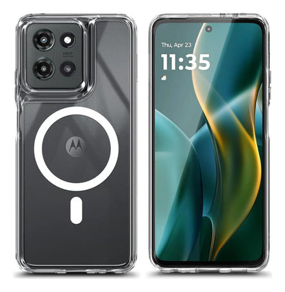 Funda Magnética Para Motorola Moto G 2025/2026 Y G Pl... Transparente
