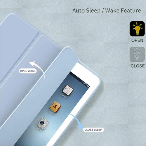 Funda Para iPad 6ta/5ta Generación 9.7 Azul Claro