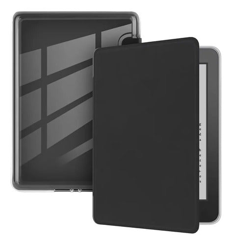 Funda Rosa Tpu Para Kindle Paperwhite 6  10ª Gen 2018 Negro