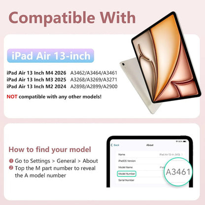 Funda Para iPad Air M4 13 Pulgadas Rosa