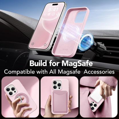 Funda Silicona iPhone 15 Pro Max Rosa Chicle