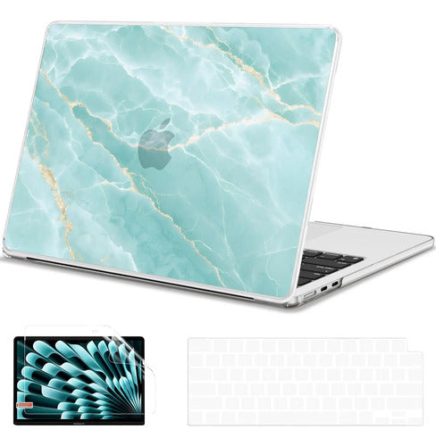 Funda G Jgoo Para Macbook Air Turquesa