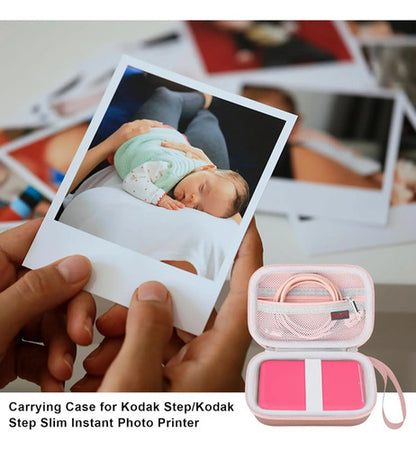 Estuche De Transporte Para Impresora De Fotos Kodak Step Oro Rosa