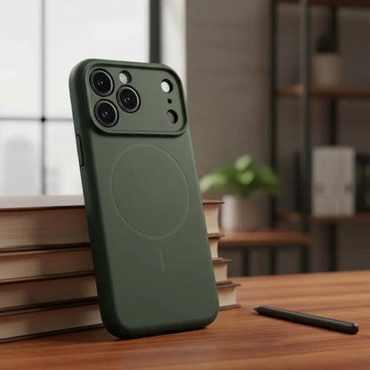 Funda Magnética Miracase Para iPhone 17 Pro Max Verde Oscuro