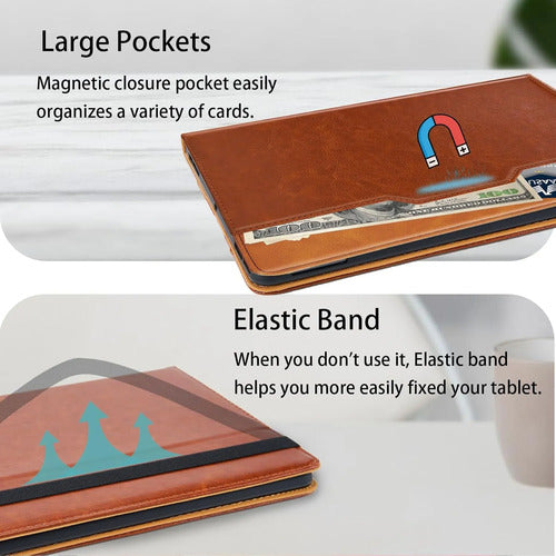 Funda Para Samsung Galaxy Tab S11 Ultra Marrón