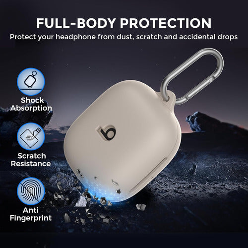 Estuche De Silicona Para Beats Powerbeats Pro 2 Beige