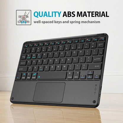 Funda Con Teclado Inalámbrico Para Galaxy Tab A11 & A9 Negro