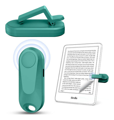 Control Remoto Datafy K2 Pasa Pagina Kindle Kobo Typec Negro Verde Oscuro