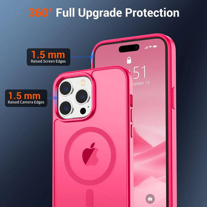 Funda Magnética Supfine Para iPhone 14 Pro Rosa Lisa