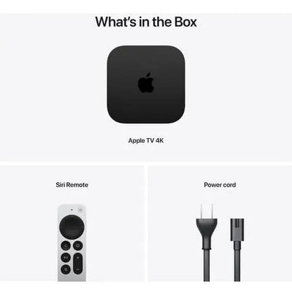 Apple Tv 4k  Wi-fi 64 Gb (3ra Generación) Negro Siri Remote