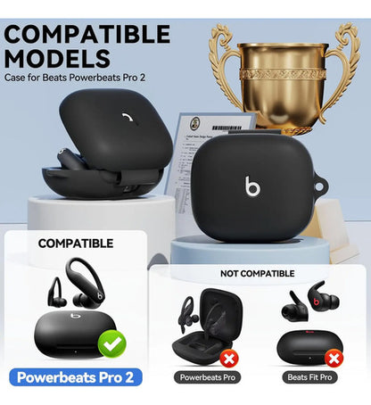 Funda De Silicona Para Powerbeats Pro 2 Con Kit Negro