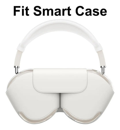 Funda De Silicona Para AirPods Max, Blanco Transparente Blanco