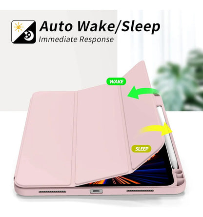 Funda Para iPad Pro 11'' Con Soporte Para Lápiz Rosa