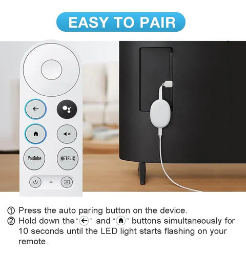 Reemplazo De Control Remoto Para Google Tv Chromecast 4k