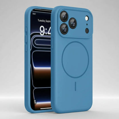 Funda Magnética Miracase Para Phone 17 Pro Azul Claro