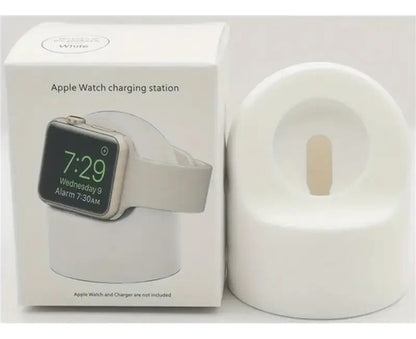 Soporte De Carga De Silicona Para Apple Watch Blanco