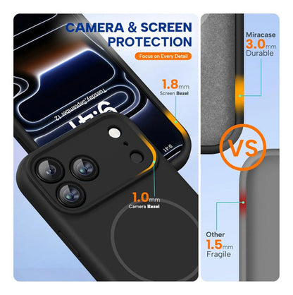 Funda Magnética Miracase Para iPhone 17 Pro Negro
