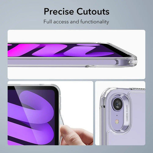 Funda Para iPad Mini 7 A17 Pro Y Mini 6 Transparente