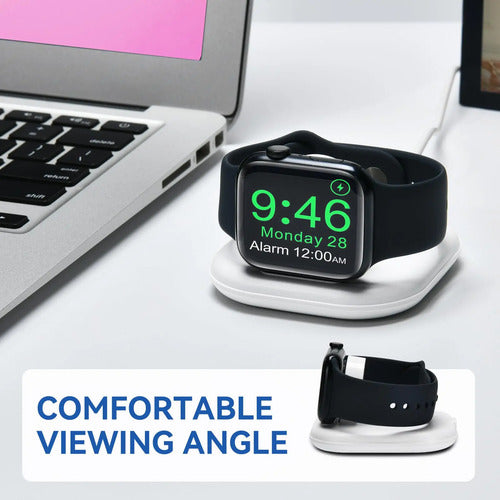 Cargador Para A Watch Magnético Inalámbrico Portátil Blanco