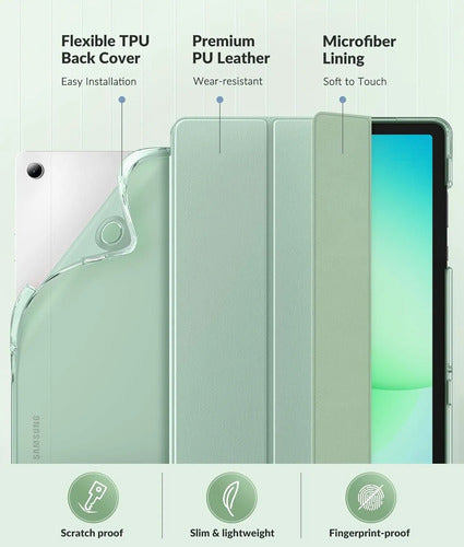 Funda Para Samsung Galaxy Tab A11+/a9+ 11' Verde Lima