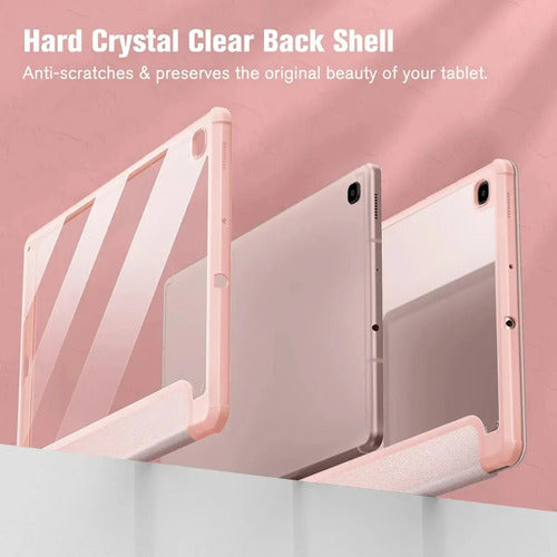 Funda Híbrida Slim Para Samsung Galaxy Tab S6 Lite Rosa