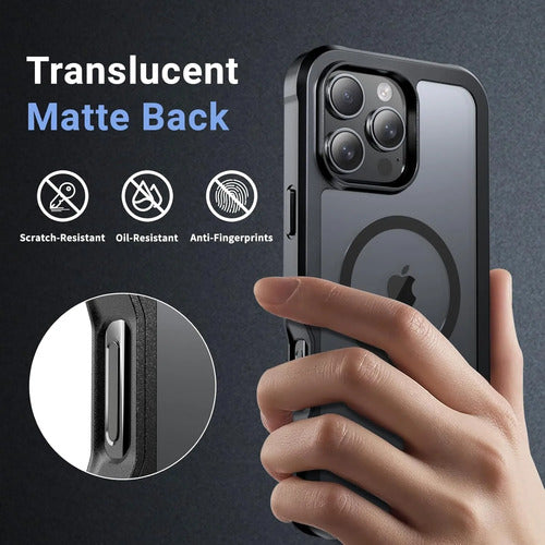 Funda Magnética Para iPhone 16 Pro Max Negro