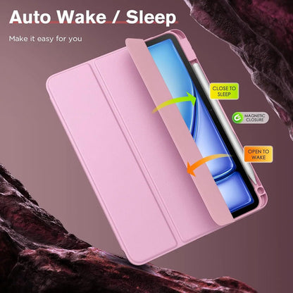 Funda Para iPad Air 11 (m3 2025 / M2 2024) Rosa Claro
