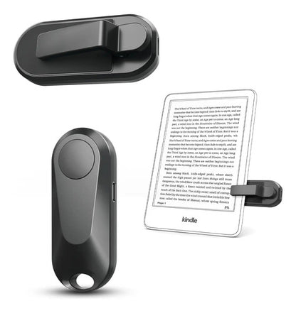Control Remoto Page Turner Para Kindle, Kobo, iPad, Negro Negro