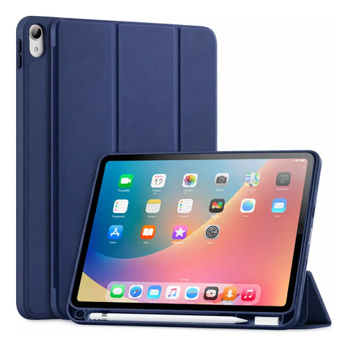 Funda Para iPad (a16) 11th Gen 2025 Y iPad 10th Azul Marino