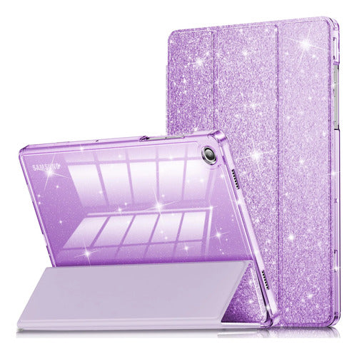 Funda Brillante Para Samsung Galaxy Tab A11 Plus/a9 Plus Violeta
