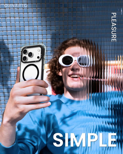 Funda Ornarto Air Para iPhone Pro Max Negro