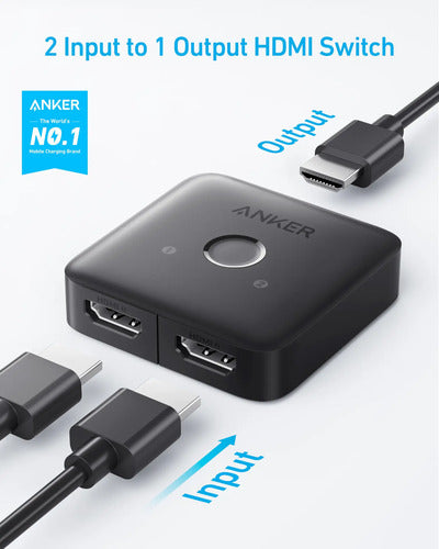 Interruptor Hdmi 4k, Compatible Con Ps5 Y Ps4