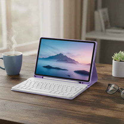Funda Con Teclado Para Samsung Galaxy Tab S11 11' Morado