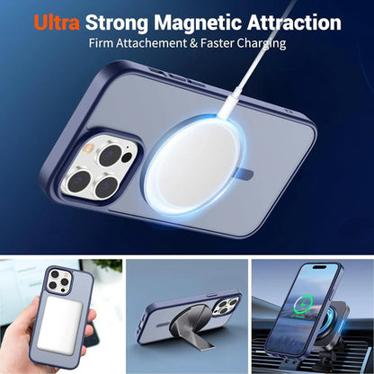 Funda Magnética Supfine Para iPhone 14 Pro Gris Lisa