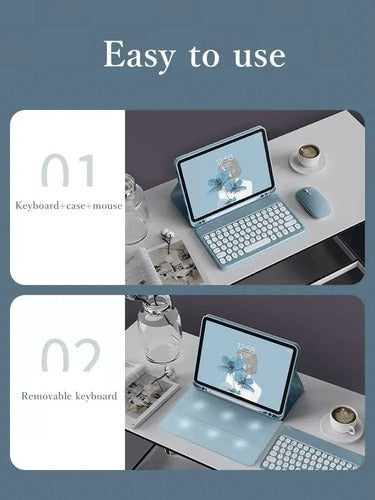 Funda De Teclado Para Galaxy Tab S9 Fe+ / Tab S10+ 12,4 PuLG