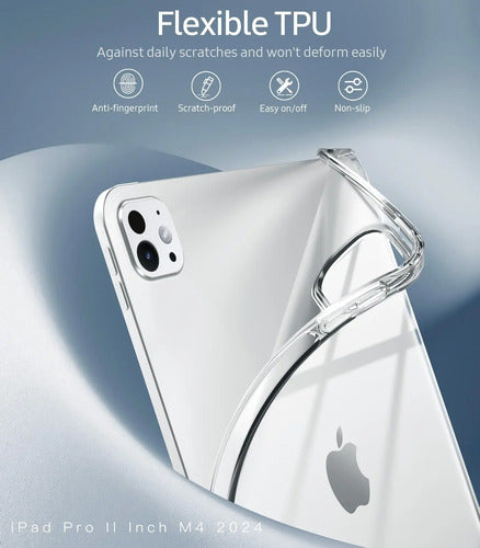 Funda Transparente Para iPad Pro 11 Pulgadas (m4) 2024 Claro