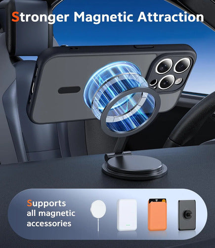 Funda Para iPhone 14 Pro Transparente Anti-amarilleo Negro