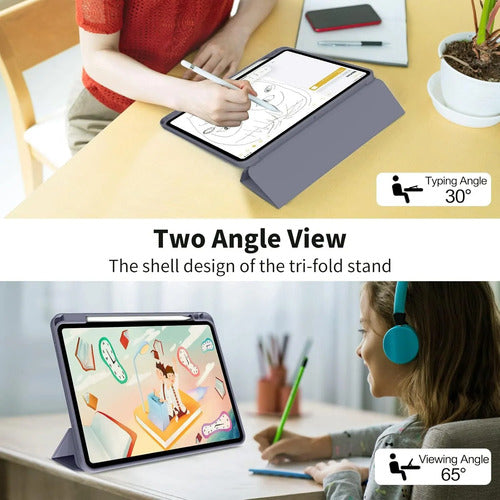 Funda Para iPad Pro 11'' Con Soporte Para Lápiz Violeta