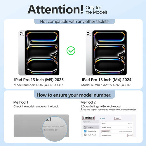 Funda iPad Pro Trasera Translúcida Con Soporte Tríptico Azul Claro