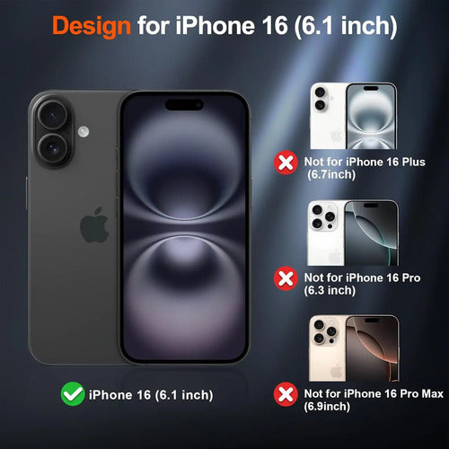 Funda Magnética Supfine Para iPhone 16 Azul