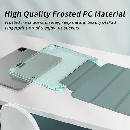 Funda Kenke Para iPad Pro 11 Pulgadas Con Soporte Para Lápiz Verde Oscuro