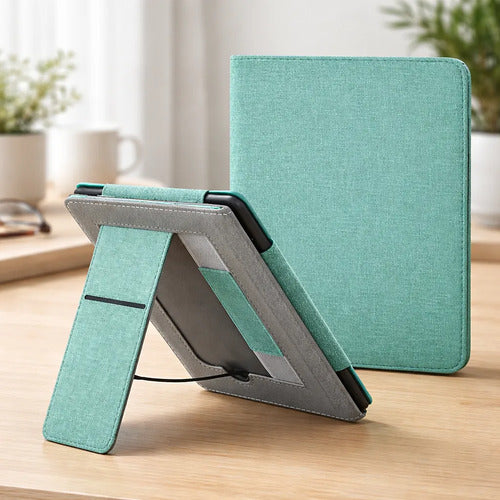 Funda Para Kindle De 6 Pulgadas Con Soporte Verde