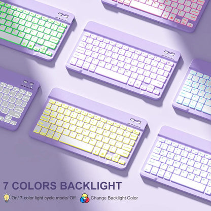 Funda Con Teclado Para iPad Air 11''/5a 4a Gen Morado