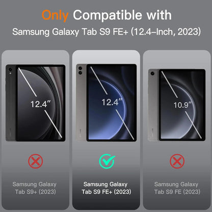 Funda Para Samsung Galaxy Tab S9 Fe+ 12.4' Con Soporte Lapiz Gris