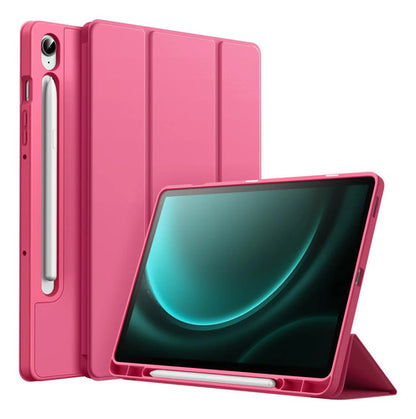 Funda Jetech Para Samsung Galaxy Tab S10 Lite / S10 Fe / ... Rosa Lisa